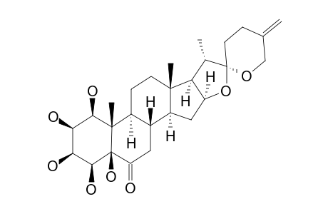 TUPICHIGENIN-C;1-BETA,2-BETA,3-BETA,4-BETA,5-BETA-PENTAHYDROXY-SPIROST-25(27)-EN-6-ONE