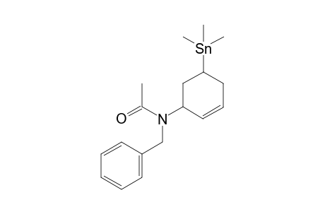 N-Benzyl-N-(5-(trimethylstannyl)cyclohex-2-en-1-yl)-acetamide