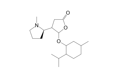 (2' R)-5-(Menthyloxy)-4-(1'-methylpyrrolidin-2'-yl)-4,5-dihydrofuran-2(3H)-one