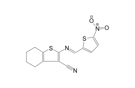 benzo[b]thiophene-3-carbonitrile, 4,5,6,7-tetrahydro-2-[[(E)-(5-nitro-2-thienyl)methylidene]amino]-