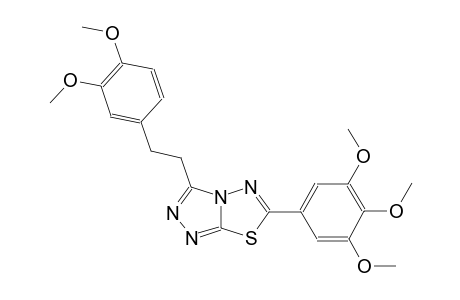[1,2,4]triazolo[3,4-b][1,3,4]thiadiazole, 3-[2-(3,4-dimethoxyphenyl)ethyl]-6-(3,4,5-trimethoxyphenyl)-