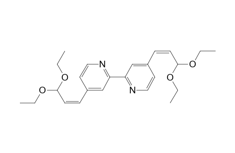 (Z,Z)-4,4'-Bis(3,3-diethoxy-1-propenyl)-2,2'-bipyridine