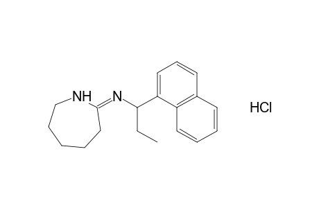 hexahydro-2-{[1-(1-naphthyl)propyl]imino}-1H-azepine, monohydrochloride