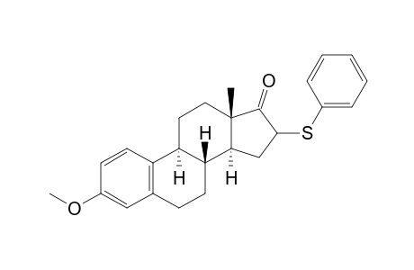 Estra-1,3,5(10)-trien-17-one, 3-methoxy-16-(phenylthio)-
