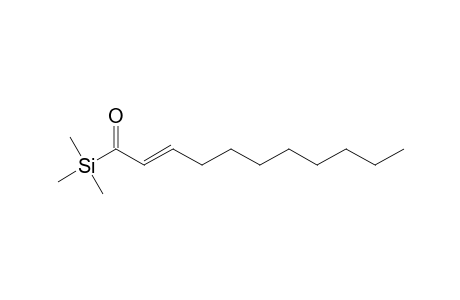 Silane, trimethyl(1-oxo-2-undecenyl)-, (E)-