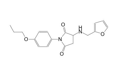 3-[(2-furylmethyl)amino]-1-(4-propoxyphenyl)-2,5-pyrrolidinedione