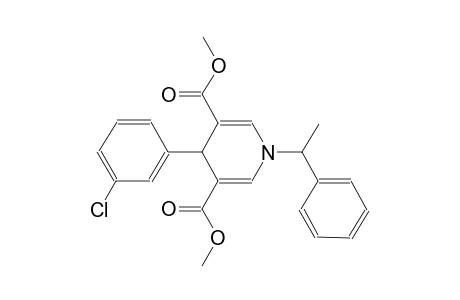 Dimethyl 4-(3-chlorophenyl)-1-(1-phenylethyl)-1,4-dihydro-3,5-pyridinedicarboxylate