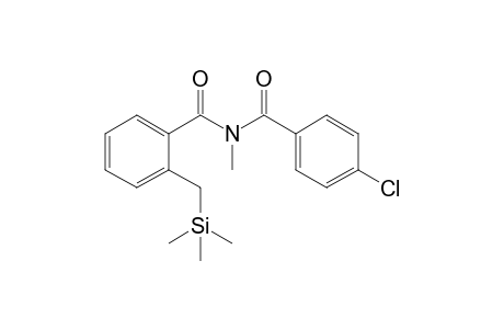 N-(p-Chlorobenzoyl)-N-methyl-2-[(trimethylsilyl)methyl]benzamide