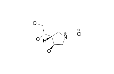 (1S)-1-[(3R,4S)-4-hydroxypyrrolidin-3-yl]ethane-1,2-diol hydrochloride