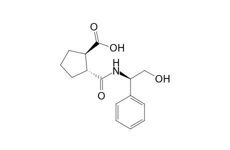(1R,2R)-2-[2'-Hydroxy-1'(R)-phenylethylcarbamoyl]cyclopentane-1-carboxylic acid