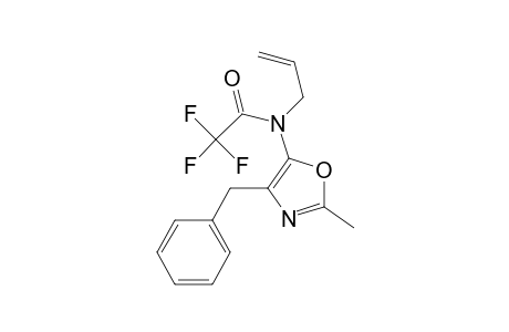 2-Methyl-4-benzyl-5-(N-allytrifluoroacetamido)oxazole