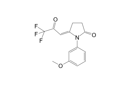 1-(3-Methoxyphenyl)-5-(3,3,3-trifluoro-2-oxopropylidene)pyrrolidin-2-one