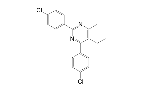 2,4-bis(4-chlorophenyl)-5-ethyl-6-methylpyrimidine