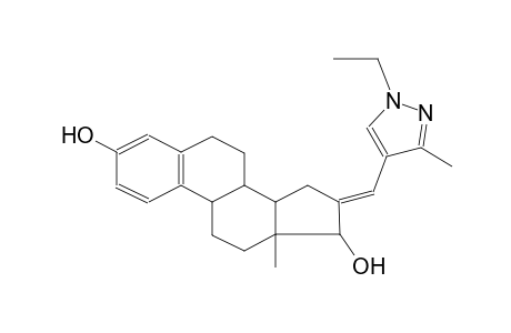 16-[(1-ethyl-3-methyl-1H-pyrazol-4-yl)methylene]estra-1,3,5(10)-triene-3,17-diol