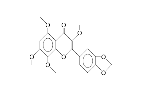3,5,7,8-Tetramethoxy-3',4'-methylenedioxy-flavone