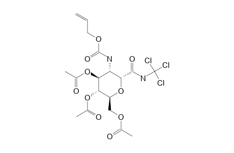 3,4,6-TRI-O-ACETYL-2-ALLYLOXY-CARBONYLAMINO-2-DEOXY-alpha-D-GLUCOPYRANOSYL)-TRICHLORO-ACETIMIDATE