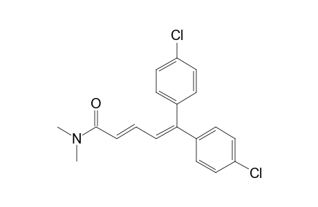 5,5-bis[4-Chlorophenyl]penta-2,4-dienoic acid dimethylamide