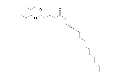 Glutaric acid, tridec-2-yn-1-yl 2-methylpent-3-yl ester