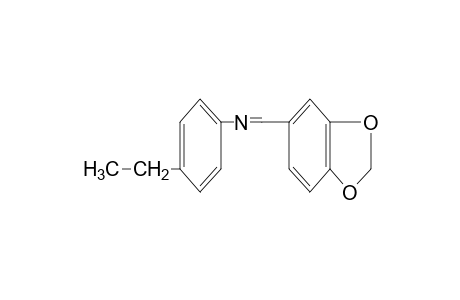 p-ethyl-N-piperonylideneaniline