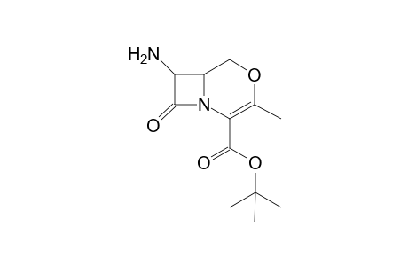 t-Butyl 7-amino-3-methyl-2-iso-oxacephem-4-carboxylate