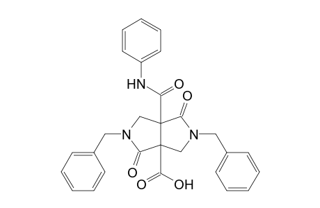 Pyrrolo[3,4-c]pyrrole-3a(1H)-carboxylic acid, hexahydro-1,4-dioxo-6a-[(phenylamino)carbonyl]-2,5-bis(phenylmethyl)-