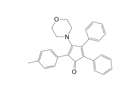 2,4-Cyclopentadien-1-one, 2-(4-methylphenyl)-3-(4-morpholinyl)-4,5-diphenyl-