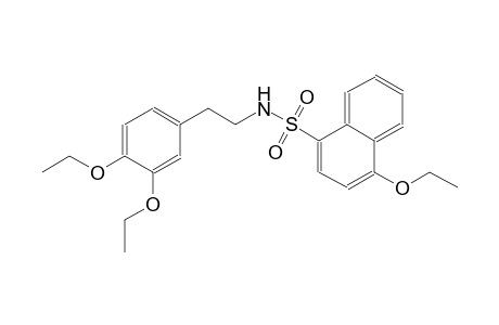 N-[2-(3,4-diethoxyphenyl)ethyl]-4-ethoxy-1-naphthalenesulfonamide