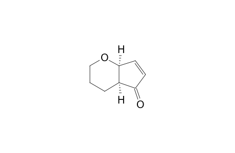 Cyclopenta[b]pyran-5(2H)-one, 3,4,4a,7a-tetrahydro-, cis-