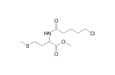 l-Methionine, N-(5-chlorovaleryl)-, methyl ester