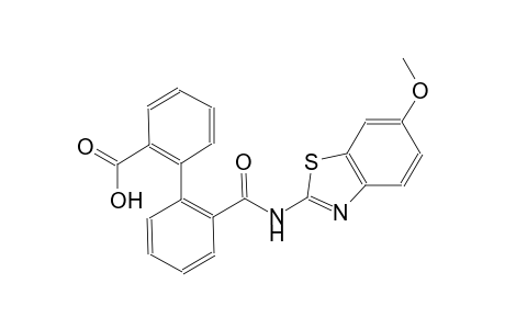 2'-{[(6-methoxy-1,3-benzothiazol-2-yl)amino]carbonyl}[1,1'-biphenyl]-2-carboxylic acid