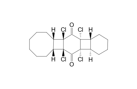 (6aa,6ba,7a,7b,11aa,11b.alpha.,12aa,12ba)-6b,7a,11b,12a-Tetrachlorooctadecahydrocycloocta[3,4]cyclobuta[1,2-b]biphenylene-7,12-dione