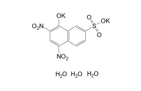 5,7-dinitro-8-hydroxy-2-naphthalenesulfonic acid, dipotassium salt