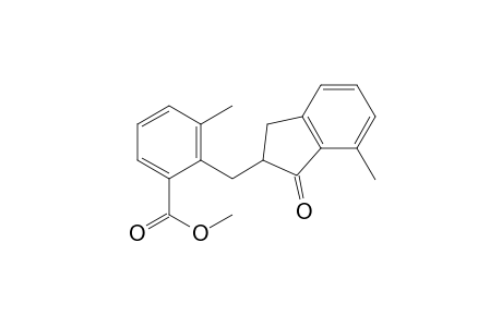 2-( 2'-Methoxycarbonyl-6'-methylbenzyl)-7-methylindan-1-one