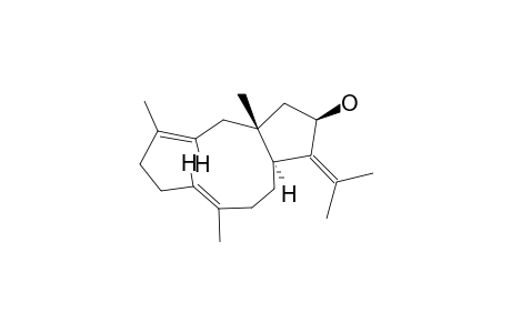 13-(R*)-HYDROXY-(1R*,11S*)-DOLABELLA-3(E),7(E,12(18)-TRIENE;ISOPALOMINOL