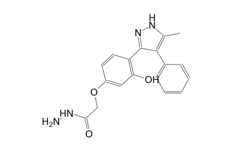 acetic acid, [3-hydroxy-4-(5-methyl-4-phenyl-1H-pyrazol-3-yl)phenoxy]-, hydrazide