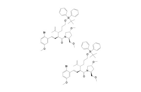 #12H;ANTI-(2R,3R)-2-[(E)-2-(2-BROMO-5-METHOXYPHENYL)-ETHENYL]-3-(3-TERT.-BUTYLDIPHENYLSILYLOXYPROPYL)-1-[(2S,4R)-4-METHOXY-2-METHOXYMETHYL-PYRROLIDIN-1-YL]-4-M