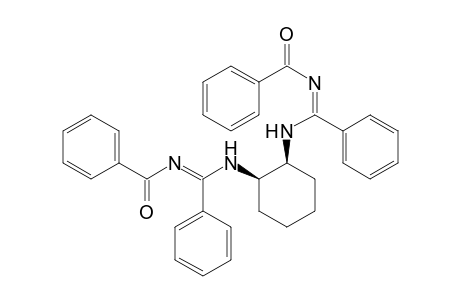 N-{[(1R,2S)-2-{[(Benzoylimino)phenylmethyl]amino}cyclohexylamino]phenylmethylidene}benzamide