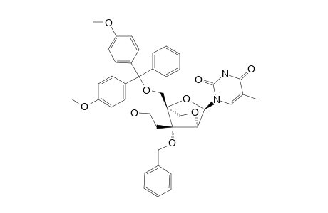 (1R,3R,4R,7S)-7-BENZYLOXY-1-(4,4'-DIMETHOXYTRITYL)-OXYMETHYL-7-(2-HYDROXYMETHYL)-3-(THYMIN-1-YL)-2,5-DIOXABICYCLO-[2.2.1]-HEPTANE
