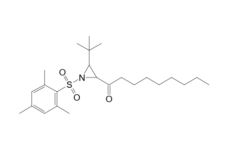 N-(2,4,6-Trimethylbenzenesulfonyl)-2-(1-oxononyl)-3-(1,1-dimethylethyl)aziridine