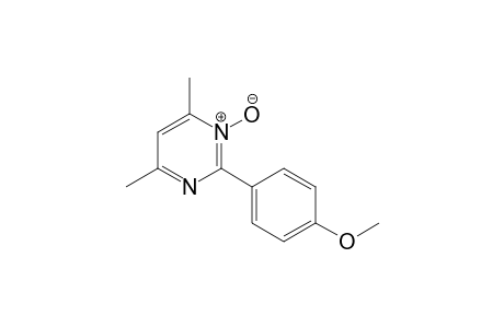 4,6-Dimethyl-2-(4-methoxyphenyl)pyrimidine 1-oxide