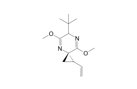 (3S)-3,6-Dihydro-6-(t-butyl)-5,8-dimethoxy-1-vinyl-4,7-diaza-spiro[2.5]octane
