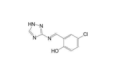 4-Chloro-2-[(E)-(1H-1,2,4-triazol-3-ylimino)methyl]phenol