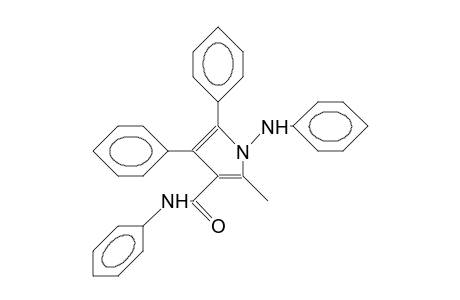 1-Anilino-2-methyl-4,5,N-triphenyl-3-pyrrolecarboxamide