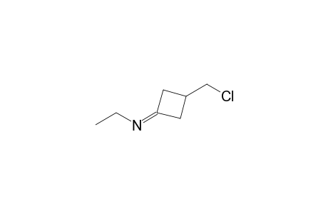 N-[3-(Chloromethyl)-1-cyclobutylidene)ethylamine