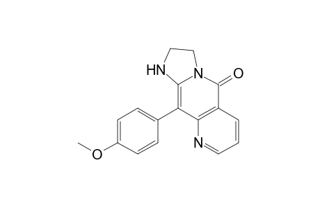 10-(4-methoxyphenyl)-2,3-dihydro-1H-imidazo[1,2-g][1,6]naphthyridin-5-one