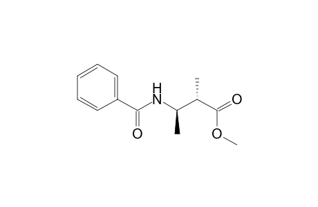 (2S,3R)-3-benzamido-2-methyl-butyric acid methyl ester