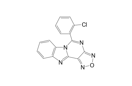 Furazano[3,4-d]benzimidazolo[2',1'-f]pyrimidine, 5-(2-chlorophenyl)-