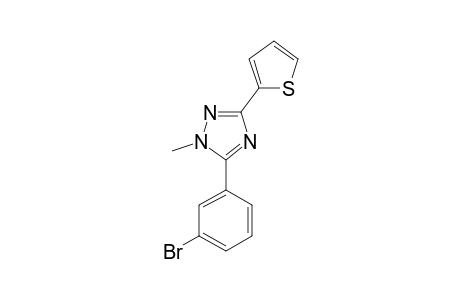 5-(3-BROMOPHENYL)-3-(2-THIENYL)-1-METHYL-1H-1,2,4-TRIAZOLE