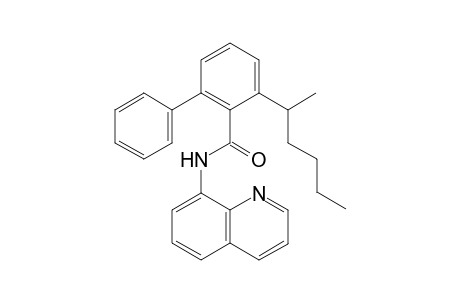 3-(hexan-2-yl)-N-(quinolin-8-yl)-[1,1'-biphenyl]-2-carboxamide