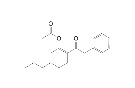 2-Acetoxy-3-hexy1-5-phenyl-2-penten-4-one